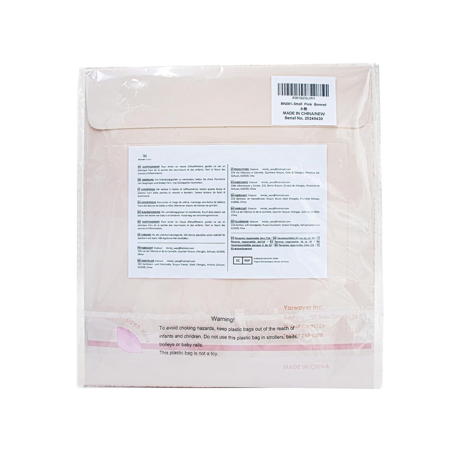 Silk Sleep Bonnet for Women - Satin Hair Cap with Tie Band for Curly Hair - Black