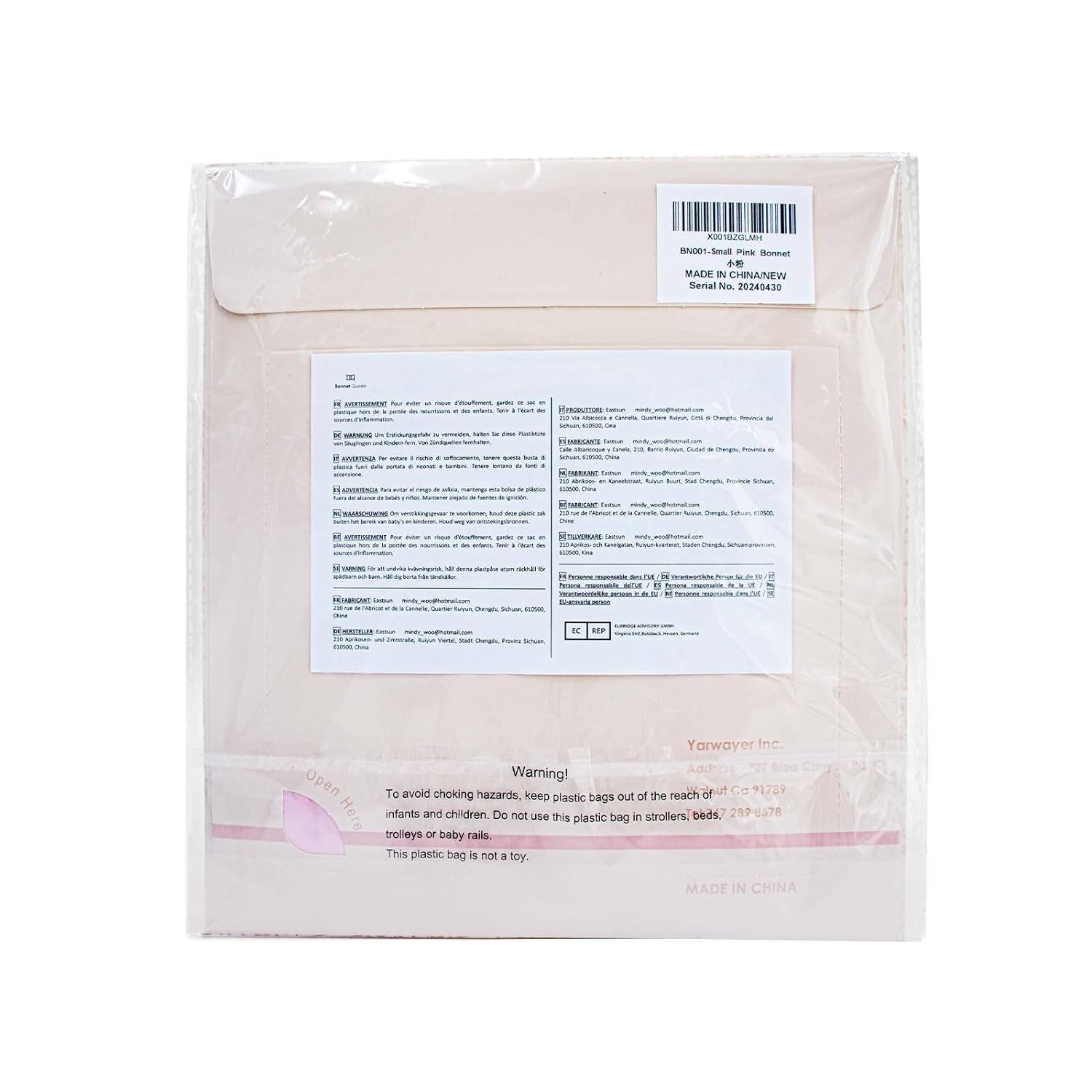 Silk Sleep Bonnet for Women - Satin Hair Cap with Tie Band for Curly Hair - Black