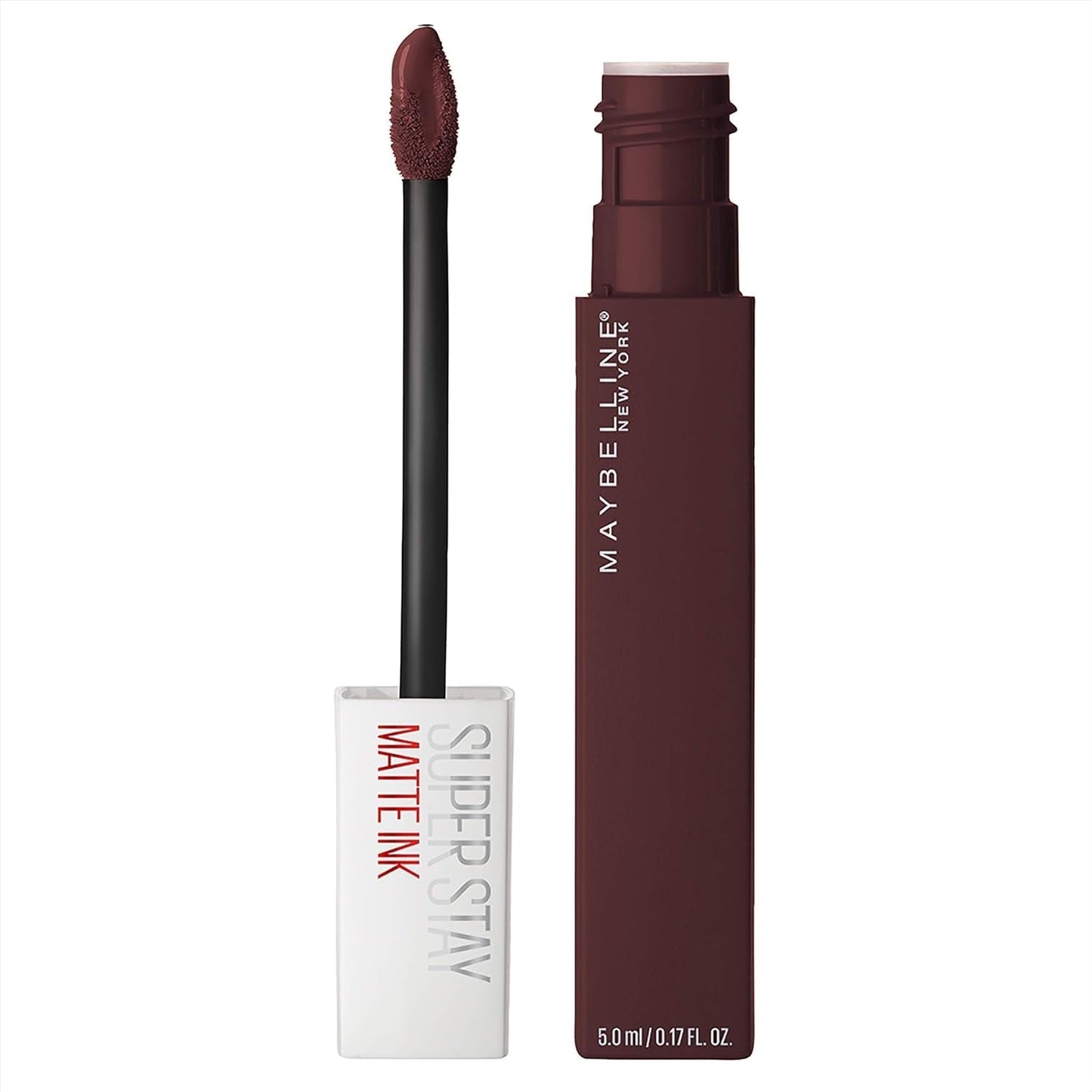 Super Stay Matte Ink Liquid Lipstick Makeup, Long Lasting High Impact Color, up to 16H Wear, Composer, Cherry Brown, 1 Count, Packaging May Vary