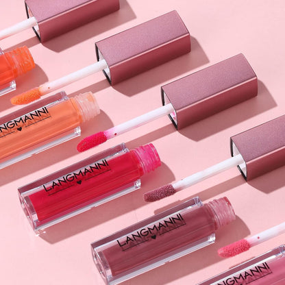 12Pcs Lip Gloss Collection Makeup Set, Shiny Smooth Soft Liquid Lip Glosses Lip Stain with Rich Varied Colors for Girls and Women Makeup (Glossy-A)