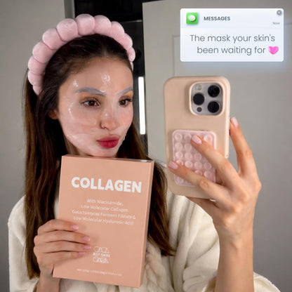 | Deep Collagen Hydrogel Face Mask with Niacinamide, Low Molecular Collagen, Galactomyces Ferment Filtrate, Low Molecular Hyaluronic Acid (28G X1Ea)