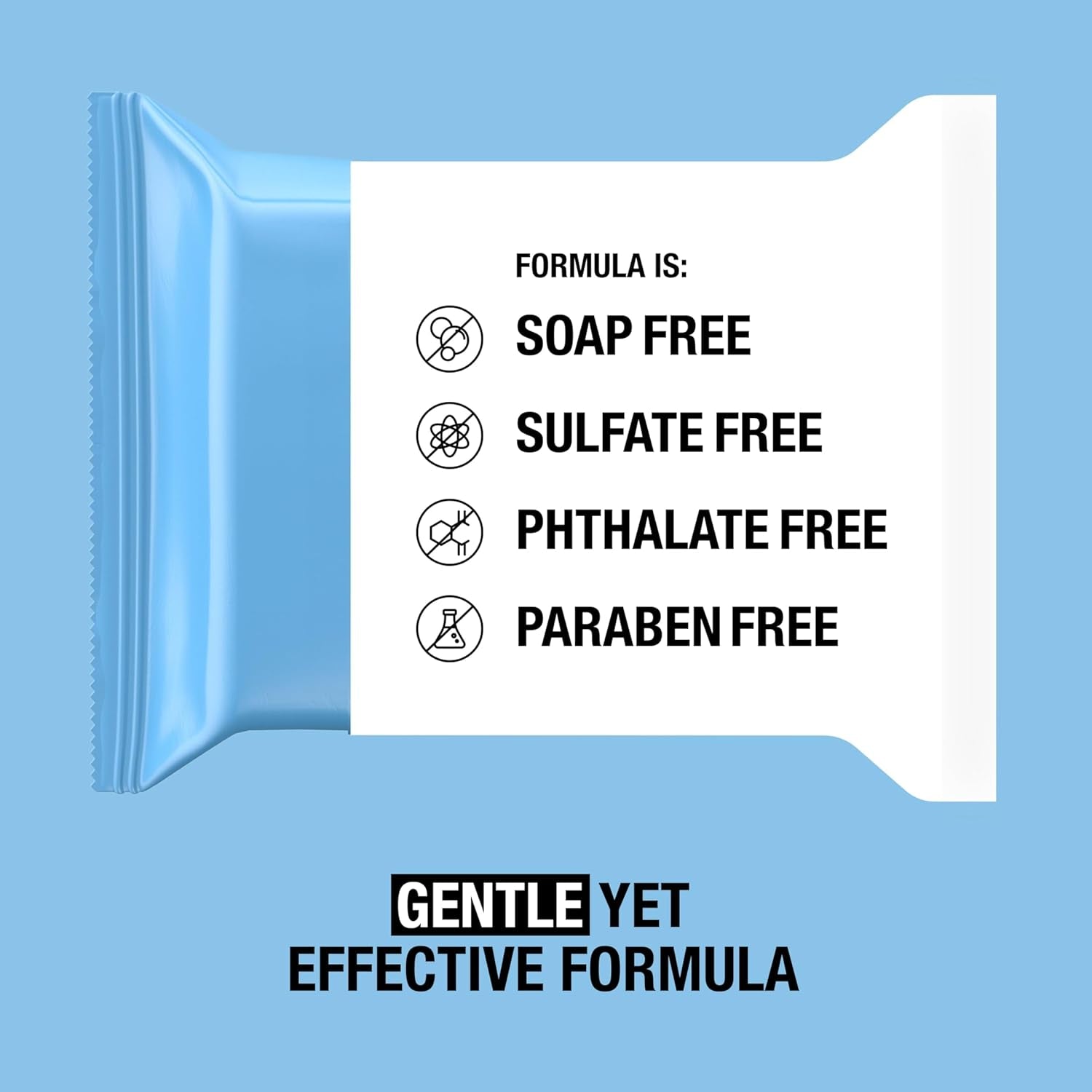 Makeup Remover Wipes, Daily Facial Cleanser Towelettes, Gently Cleanse and Remove Oil & Makeup, Alcohol-Free Makeup Wipes, 2 X 25 Ct