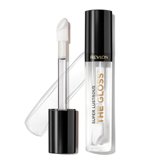 Super Lustrous Lip Gloss, Non-Sticky, Hydrating, High Shine Finish, 200 Crystal Clear, 0.13 Oz