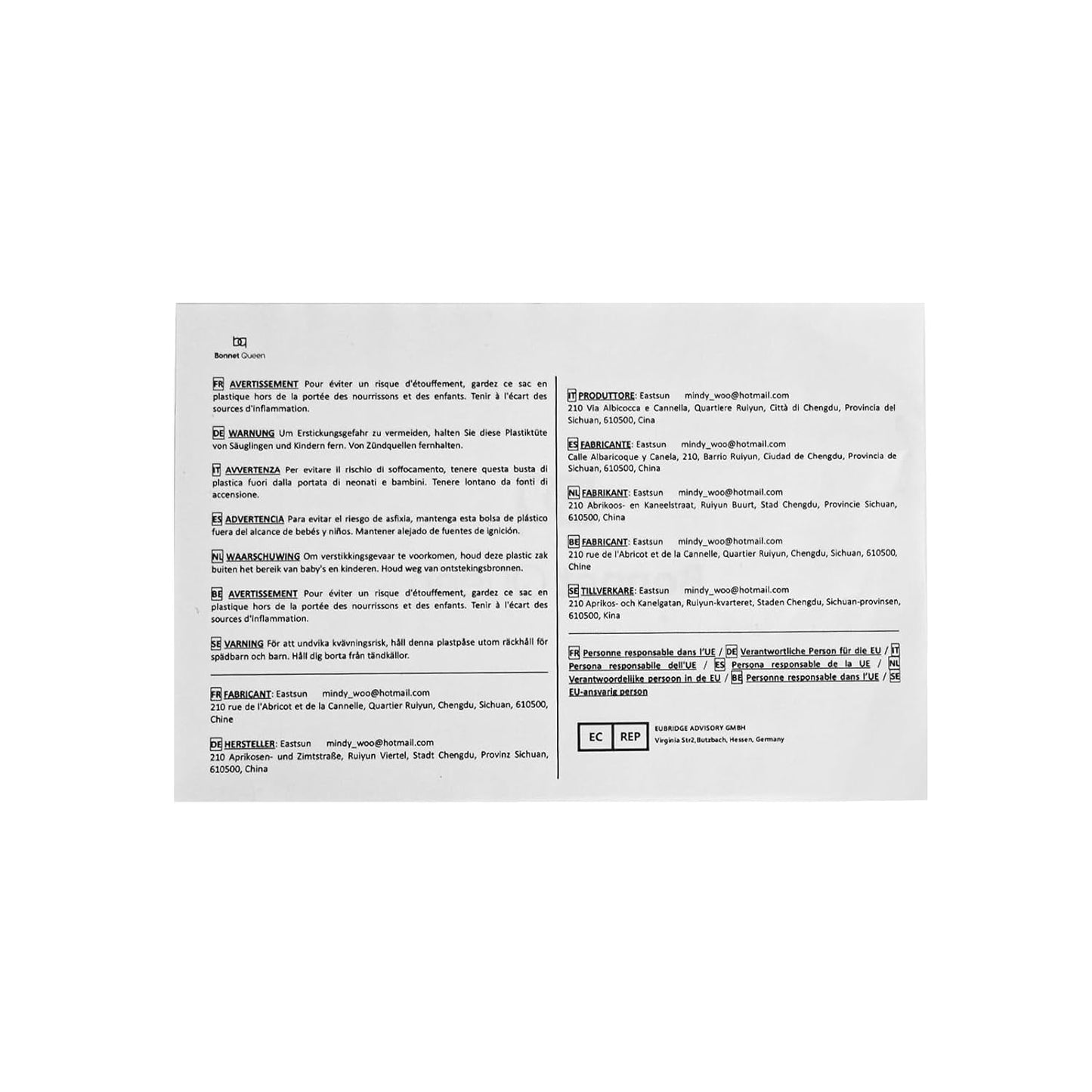 Silk Sleep Bonnet for Women - Satin Hair Cap with Tie Band for Curly Hair - Black