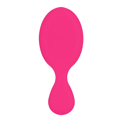 Detangling Brush, Mini Detangler Brush (Pink) - Wet & Dry Tangle-Free Hair Brush for Women & Men - No Tangle Soft & Flexible Bristles for Straight, Curly, & Thick Hair