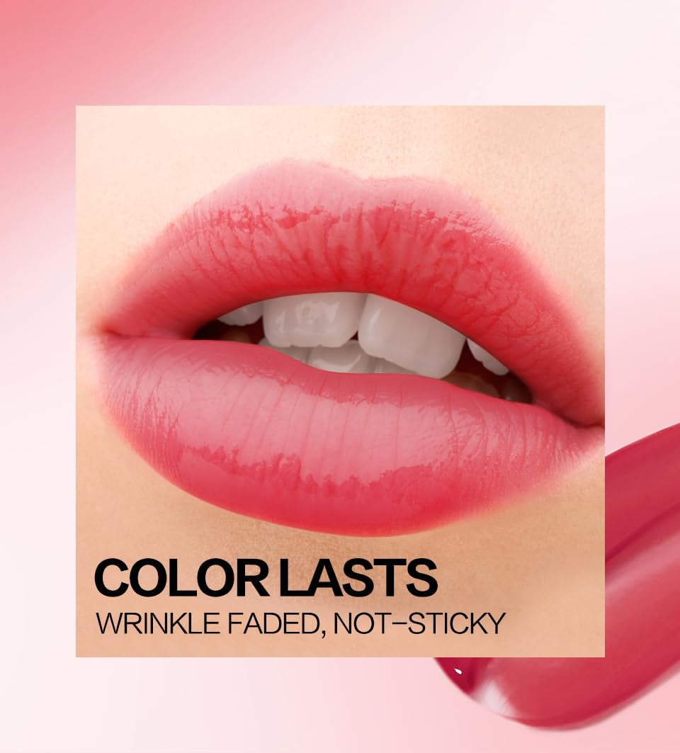 12Pcs Lip Gloss Collection Makeup Set, Shiny Smooth Soft Liquid Lip Glosses Lip Stain with Rich Varied Colors for Girls and Women Makeup (Glossy-A)