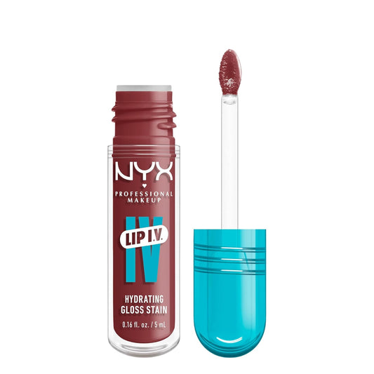 Hydra Honey Lip IV Hydrating Glossy Lip Stain - 12 Hour Moisture Retention (Brown)