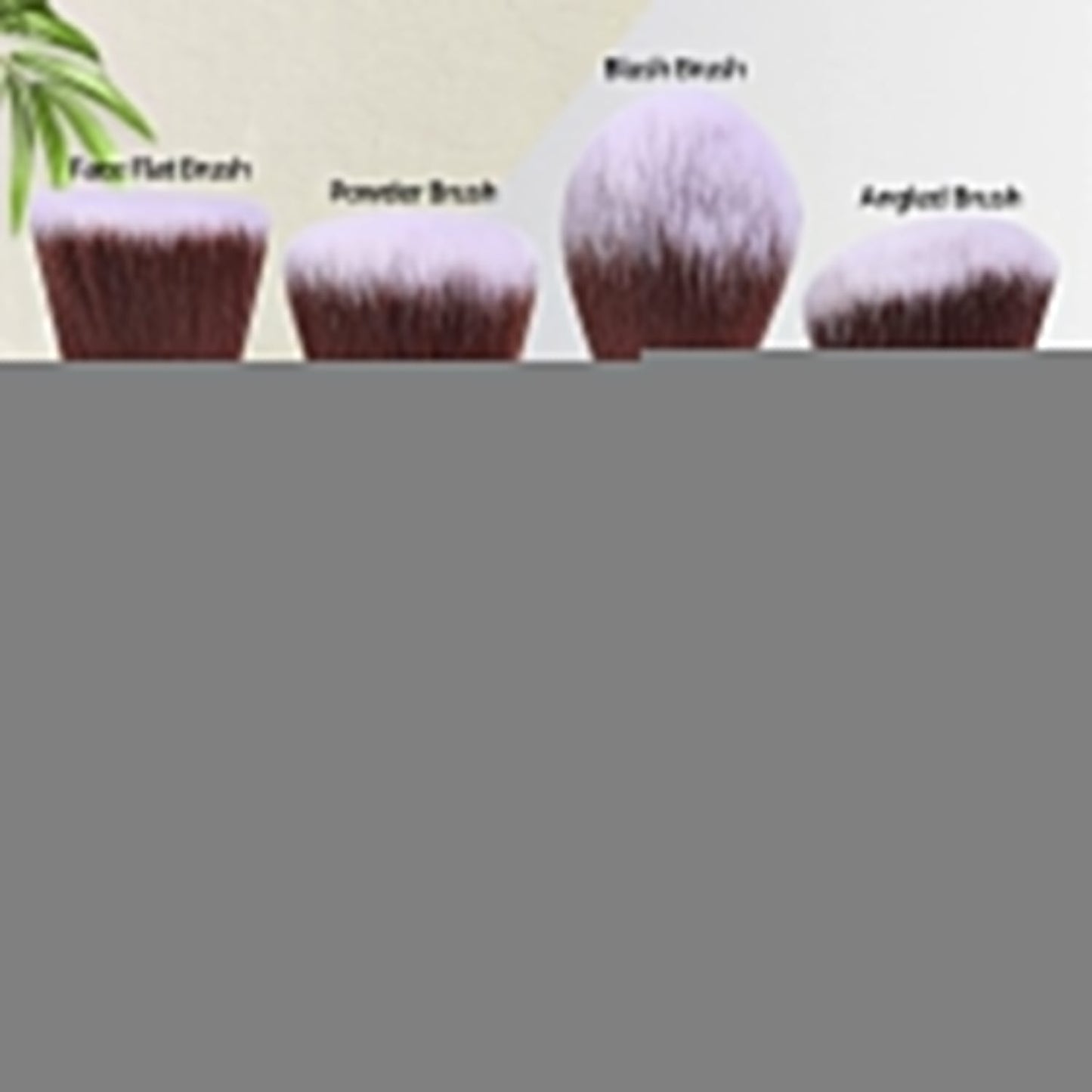 Makeup Brush Set 11Pcs Bamboo Synthetic Kabuki Brush Set Foundation Powder Blending Concealer Eye Shadows Blush Cosmetics Brushes with Organizer Bag & Makeup Sponge