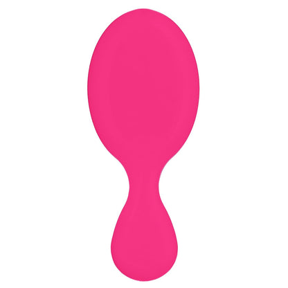 Detangling Brush, Mini Detangler Brush (Pink) - Wet & Dry Tangle-Free Hair Brush for Women & Men - No Tangle Soft & Flexible Bristles for Straight, Curly, & Thick Hair