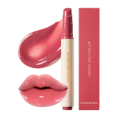 HONEY MELTING LIP (03 BERRY) SOFT LIP STICK, Korean Lip, Lip Gloss, Glow Lip, Glossy, Lip Balm, Lip Crayon, Jelly Gloss, Lip Pen, Tint, Korean Make Up