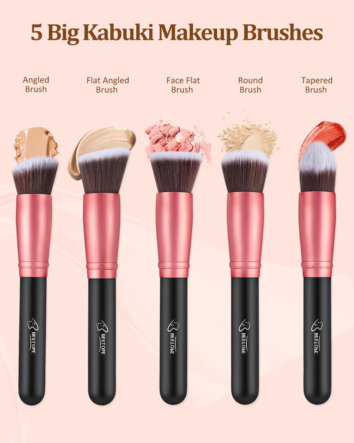 Makeup Brushes 16 Pcs Makeup Brush Set, Blending Brush for Foundation, Premium Synthetic Powder Concealers Makeup Brushes for Eyes and Face, Eye Shadows Brushes, Eyeliner Make up Brushes