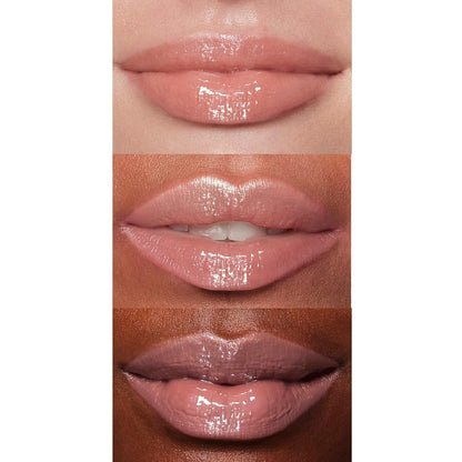 Lip Lacquer, Nourishing, Non-Sticky Ultra-Shine Lip Gloss with Sheer Color, Infused with Vitamins a & E, Vegan & Cruelty-Free, Whisper Pink