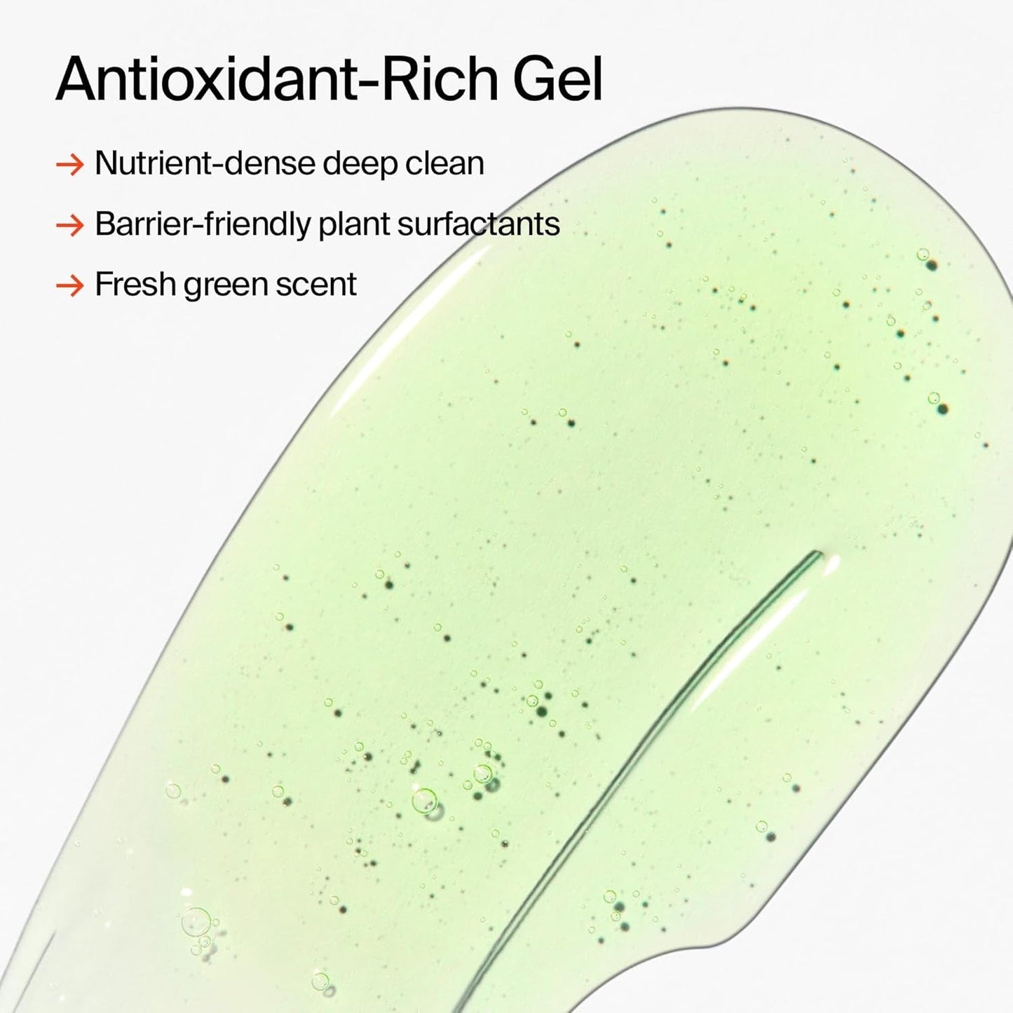 Superfood Facial Cleanser, Kale and Green Tea Spinach Face Wash, Gentle Makeup Remover + Pore Minimizer for All Skin Types, Vegan, Refillable Skincare