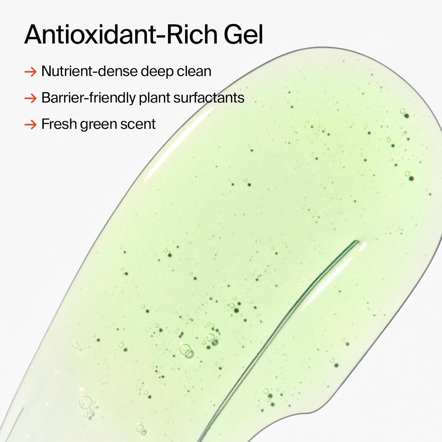 Superfood Facial Cleanser, Kale and Green Tea Spinach Face Wash, Gentle Makeup Remover + Pore Minimizer for All Skin Types, Vegan, Refillable Skincare